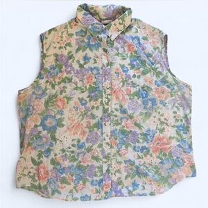 Vintage Floral button up